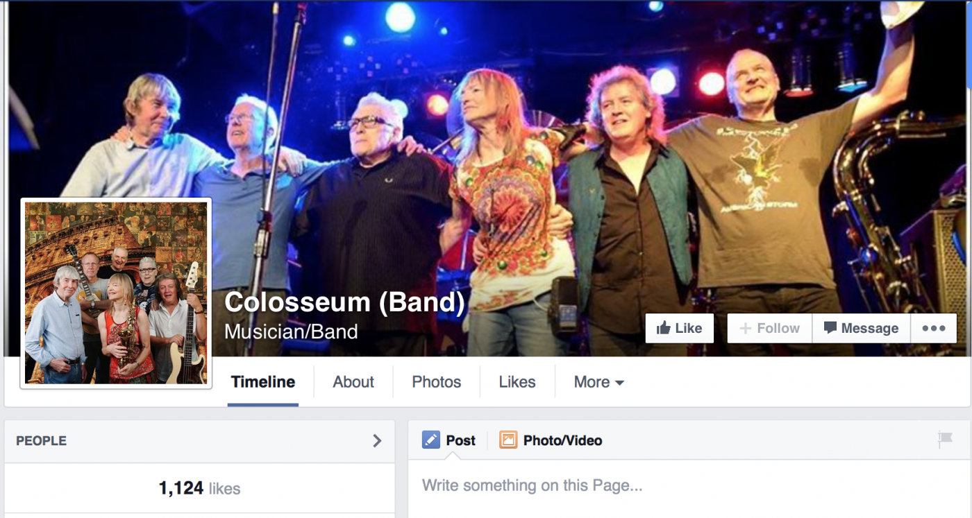 Jon Hiseman's Message to Fans on Facebook