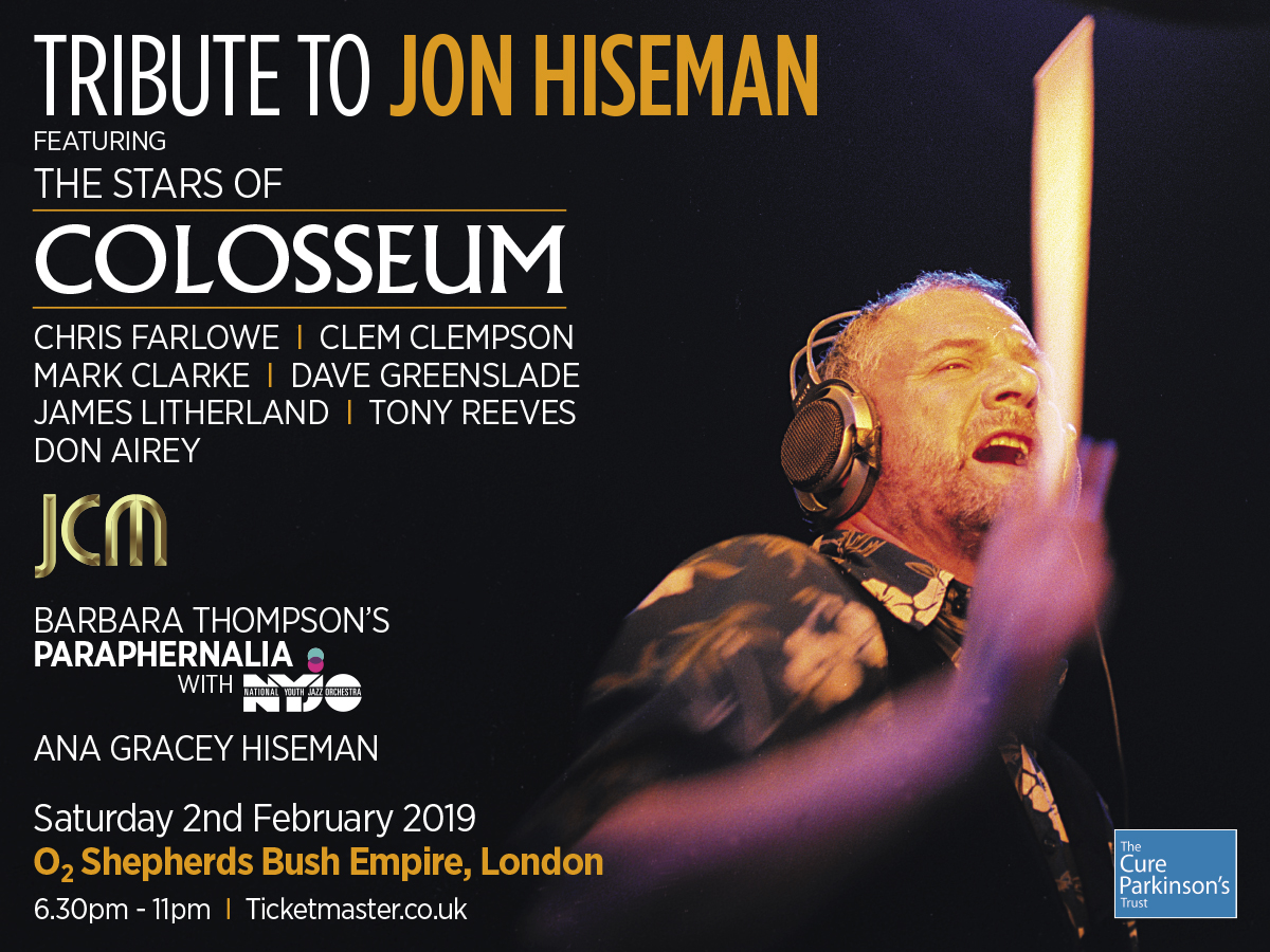 Tribute to Jon Hiseman, 2nd February 2019 at O2 Shepherd's Bush Empire