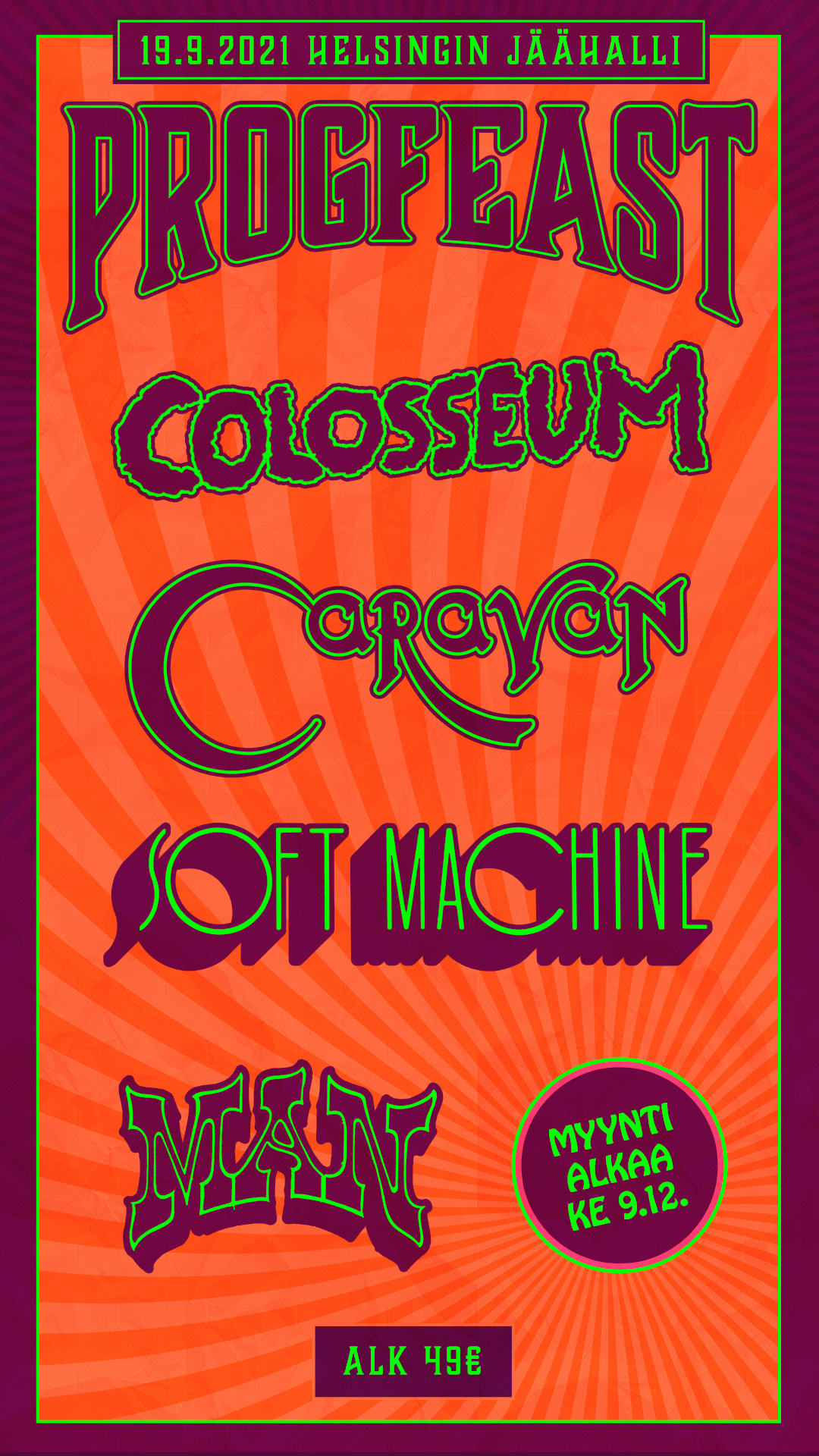 Colosseum at PROGFEAST September 2021!